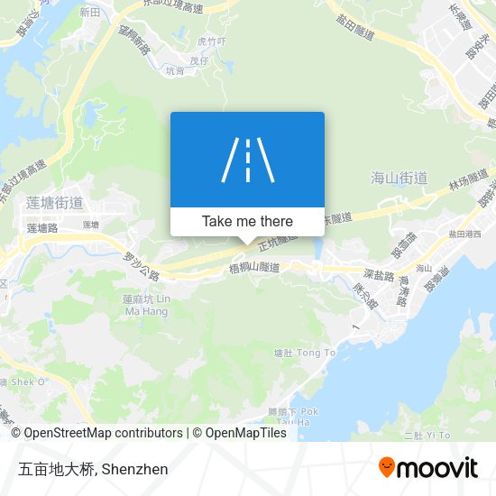 五亩地大桥 map