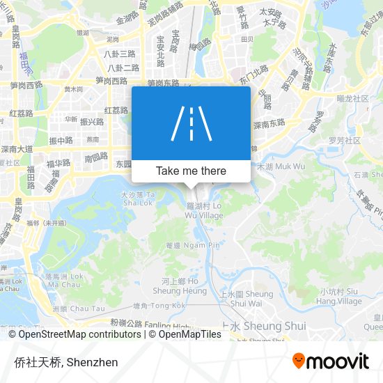侨社天桥 map