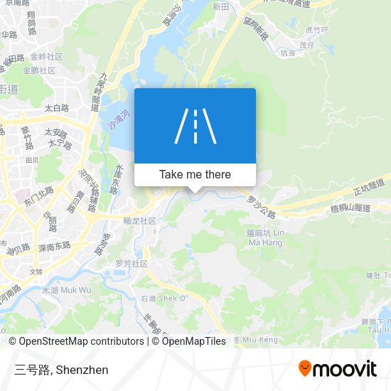 三号路 map