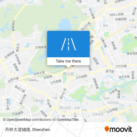 丹梓大道辅路 map