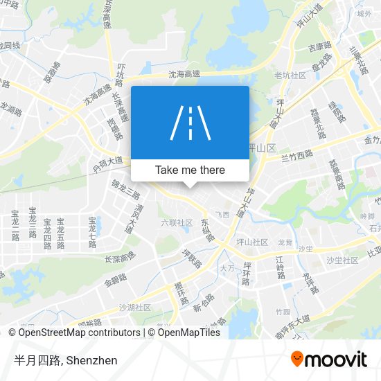 半月四路 map