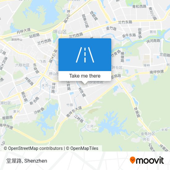 堂屋路 map