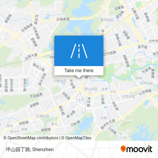坪山园丁路 map