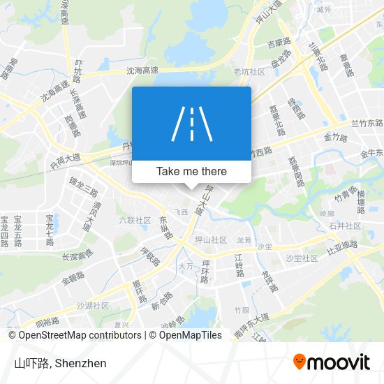 山吓路 map