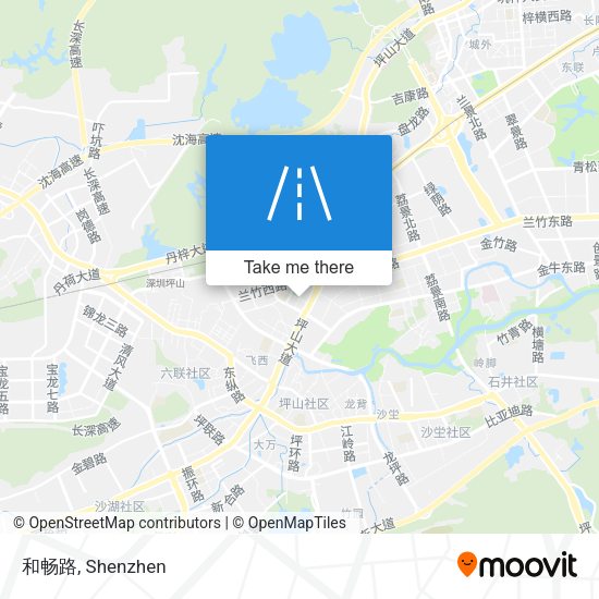 和畅路 map