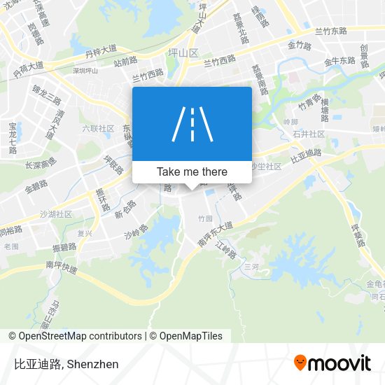 比亚迪路 map