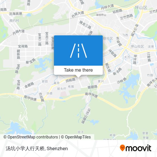 汤坑小学人行天桥 map