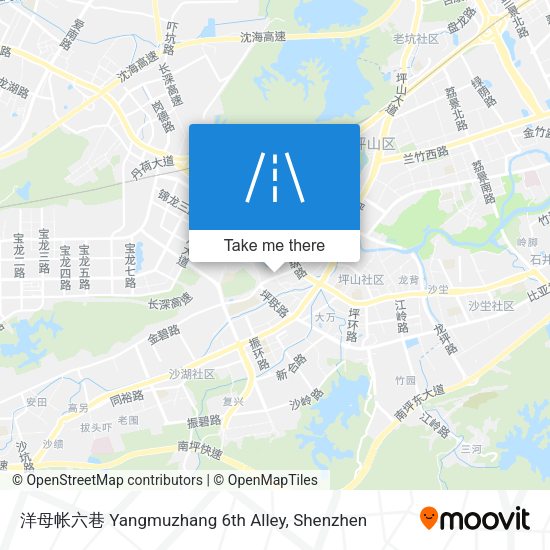 洋母帐六巷 Yangmuzhang 6th Alley map