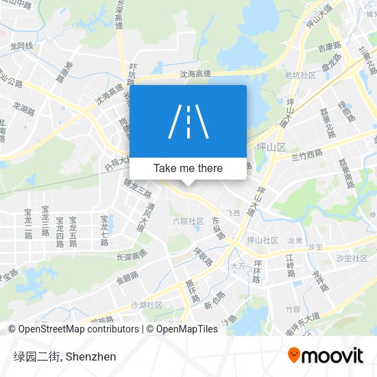 绿园二街 map