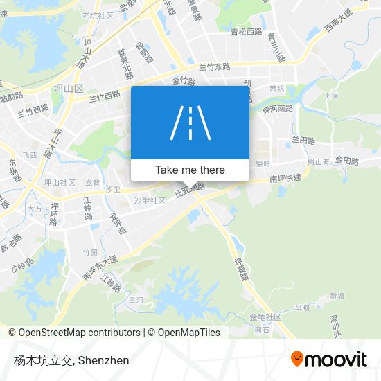 杨木坑立交 map