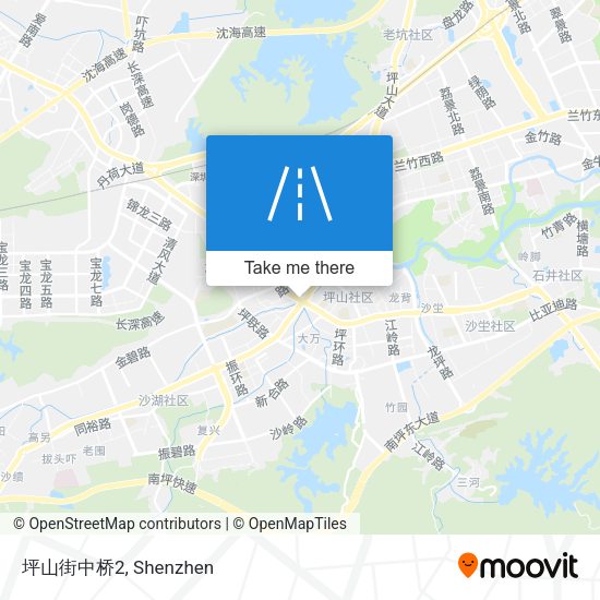 坪山街中桥2 map