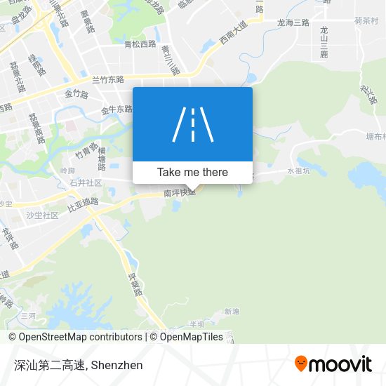 深汕第二高速 map