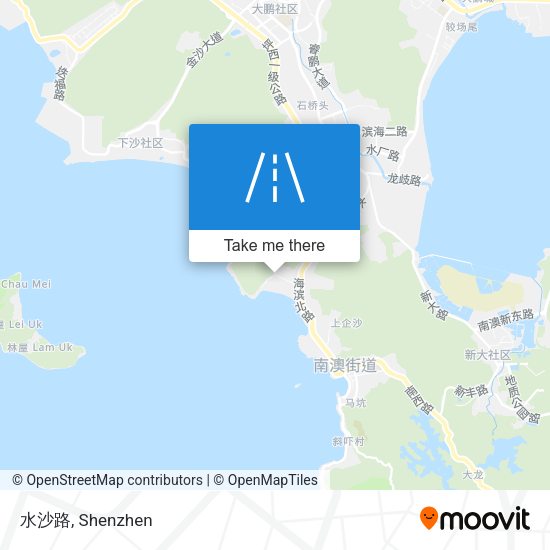 水沙路 map