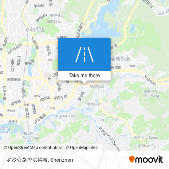 罗沙公路排洪渠桥 map