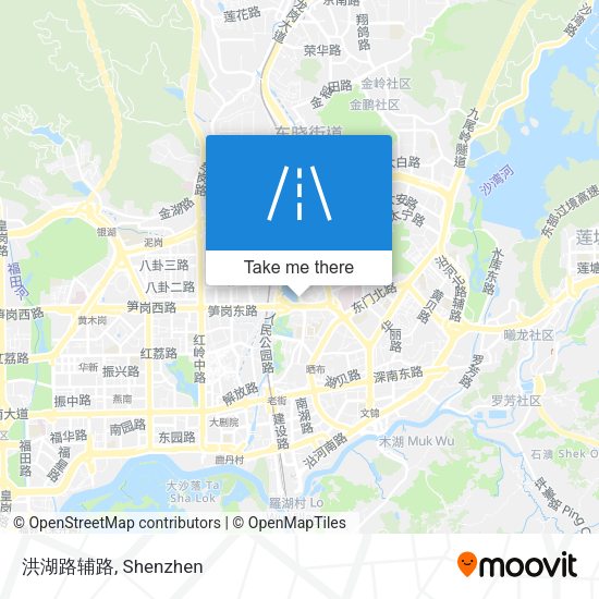 洪湖路辅路 map