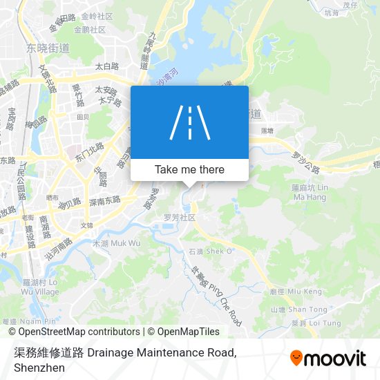 渠務維修道路 Drainage Maintenance Road map