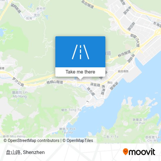 盘山路 map