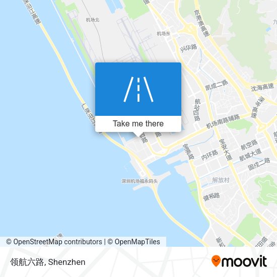 领航六路 map