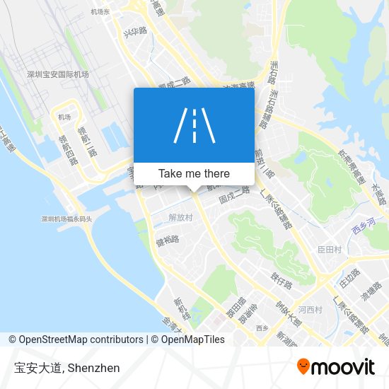 宝安大道 map