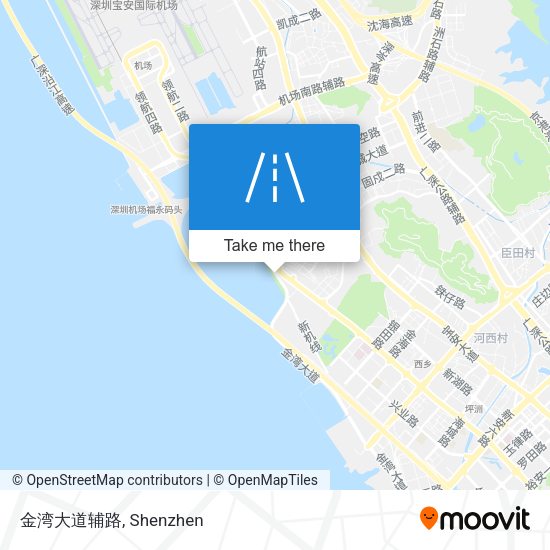金湾大道辅路 map