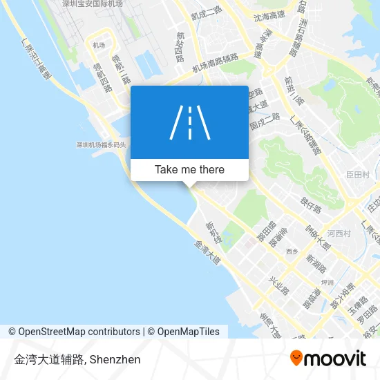 金湾大道辅路 map
