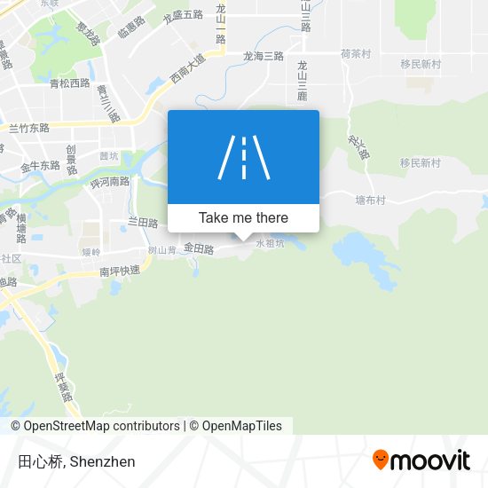 田心桥 map