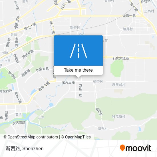 新西路 map