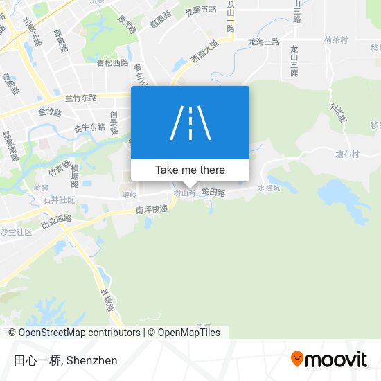 田心一桥 map