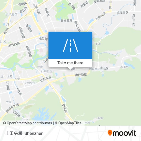 上田头桥 map