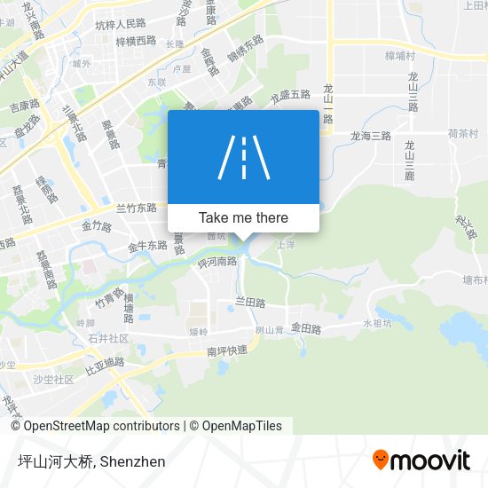 坪山河大桥 map
