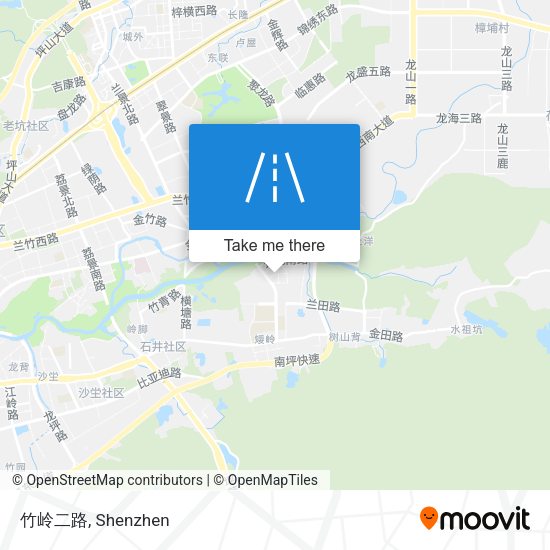 竹岭二路 map