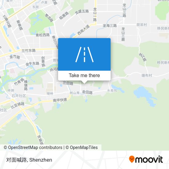 对面喊路 map