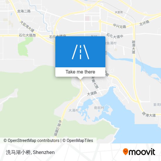 洗马湖小桥 map