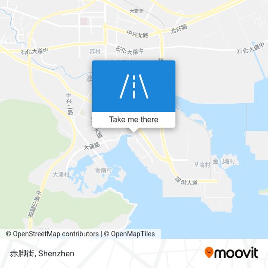 赤脚街 map