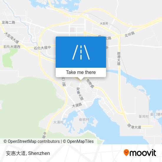安惠大道 map