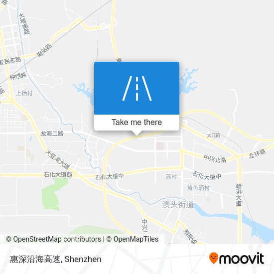 惠深沿海高速 map