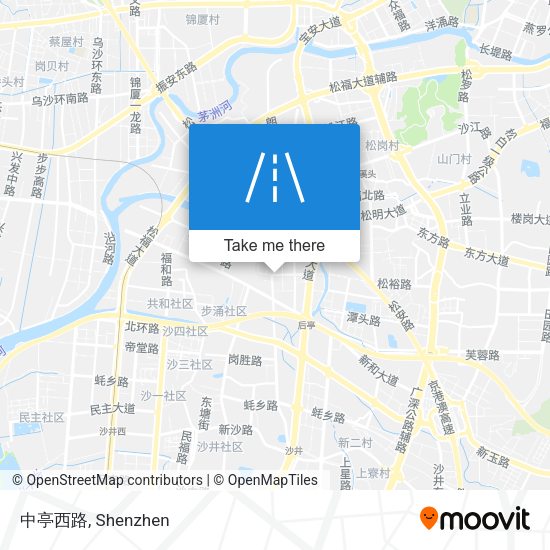 中亭西路 map