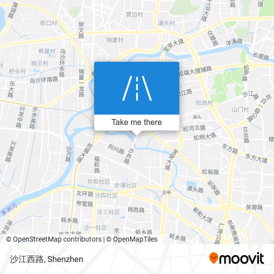 沙江西路 map