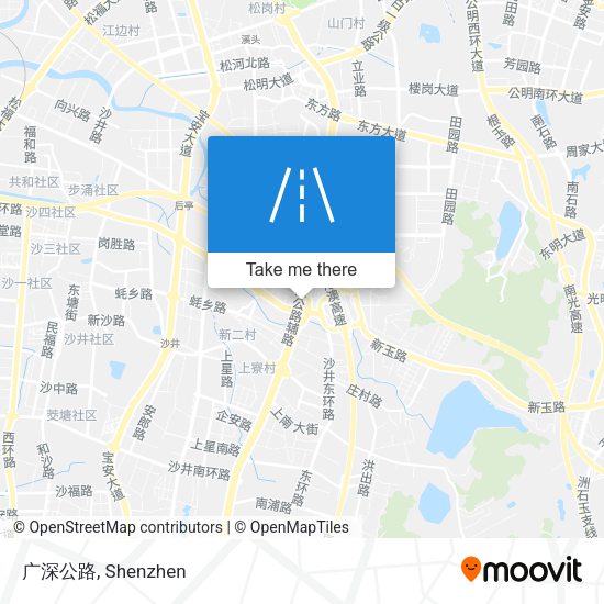 广深公路 map