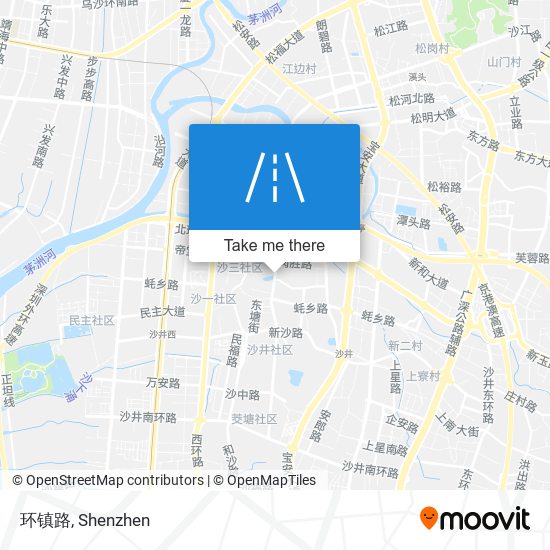 环镇路 map