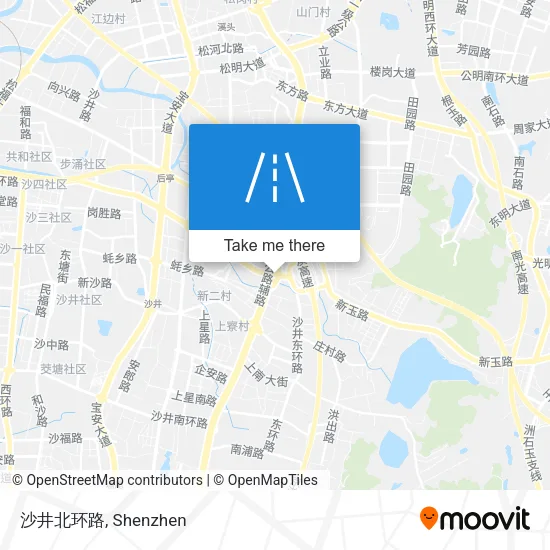沙井北环路 map