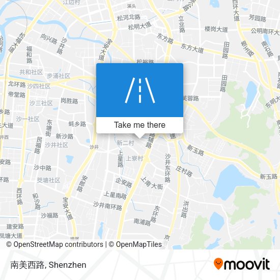 南美西路 map