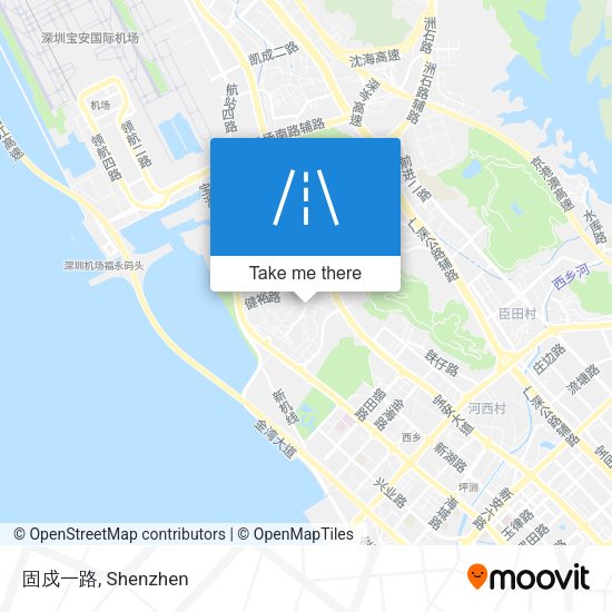 固戍一路 map