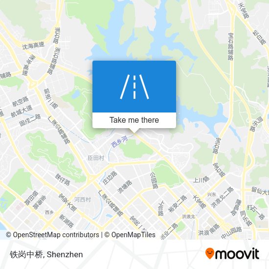 铁岗中桥 map