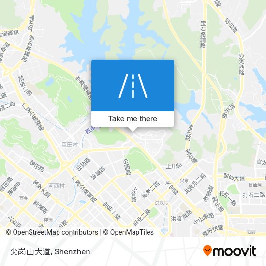 尖岗山大道 map