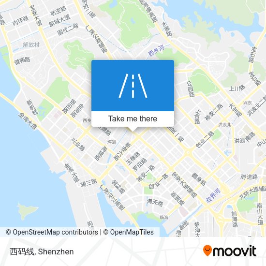 西码线 map