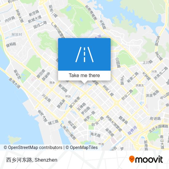 西乡河东路 map