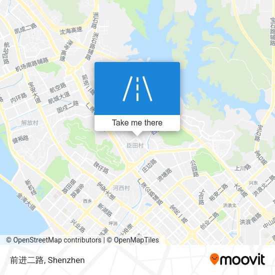 前进二路 map