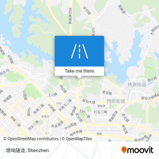 塘坳隧道 map