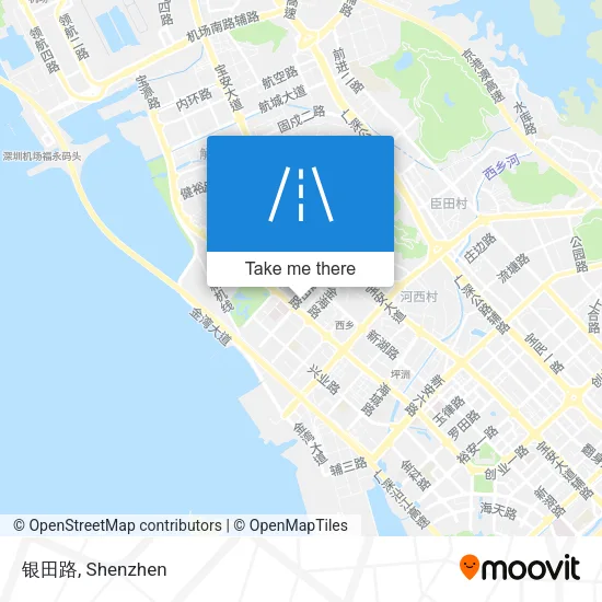 银田路 map